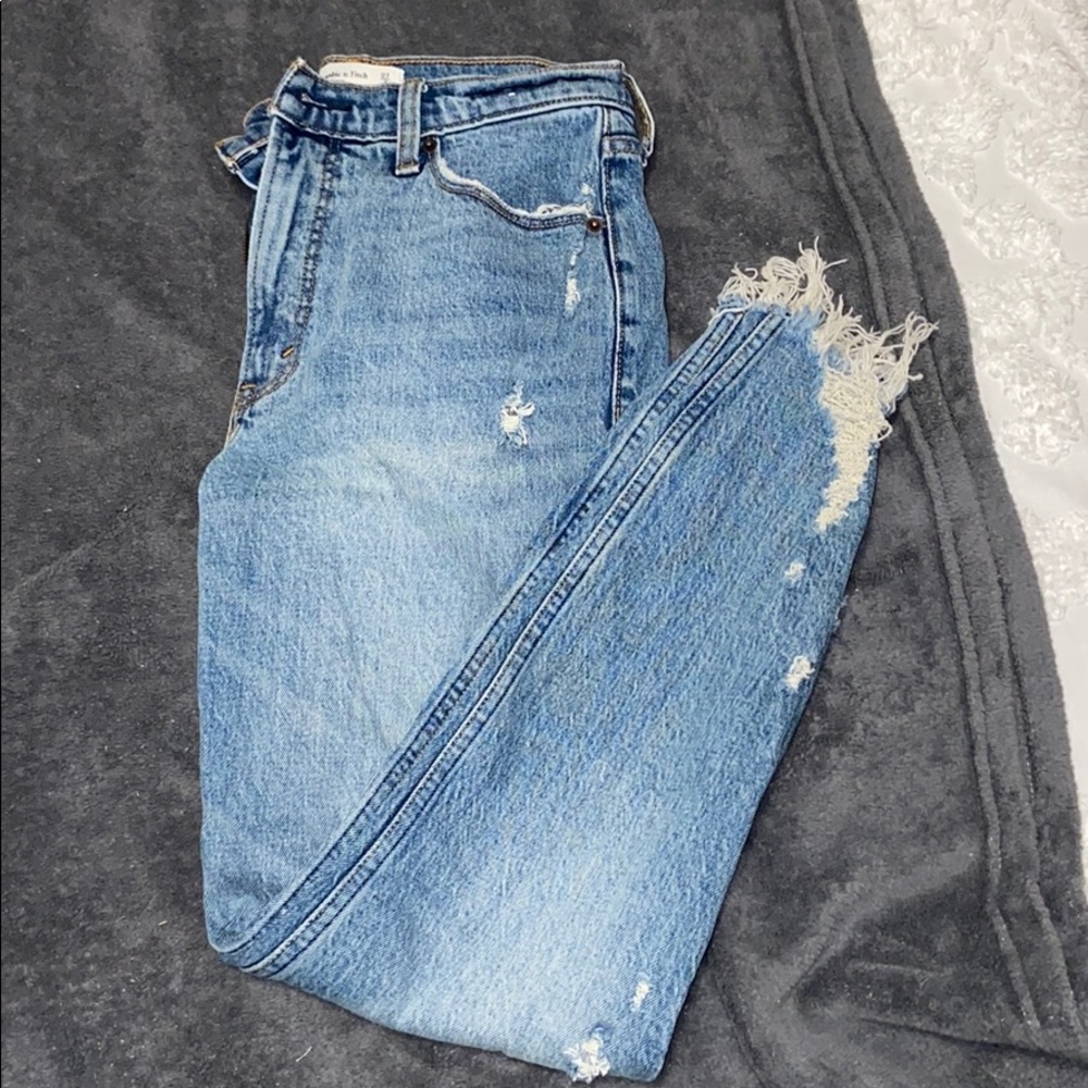 Abercrombie high rise skinny jeans